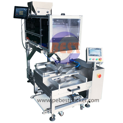 Machine de conditionnement de sacs tubulaires en plastique avec système de remplissage Vision Count